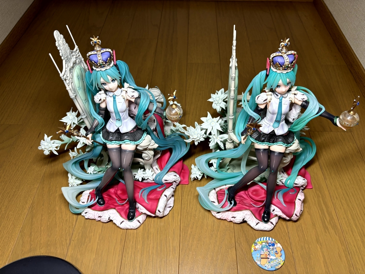 スピリテイル】ミクさんの交換品フィギュア比較してみた♪ - メメント