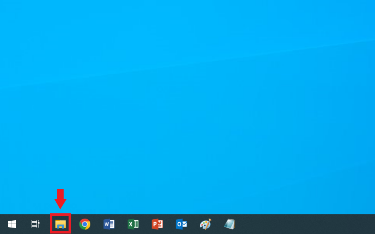 エクスプローラーのアイコン