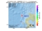 地震震源マップ：2017年04月29日 21時16分　北海道南西沖 M3.0
