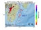 地震震源マップ：2017年05月17日 10時24分　日向灘 M3.1