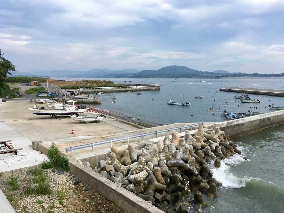 岩井崎から眺める気仙沼大島