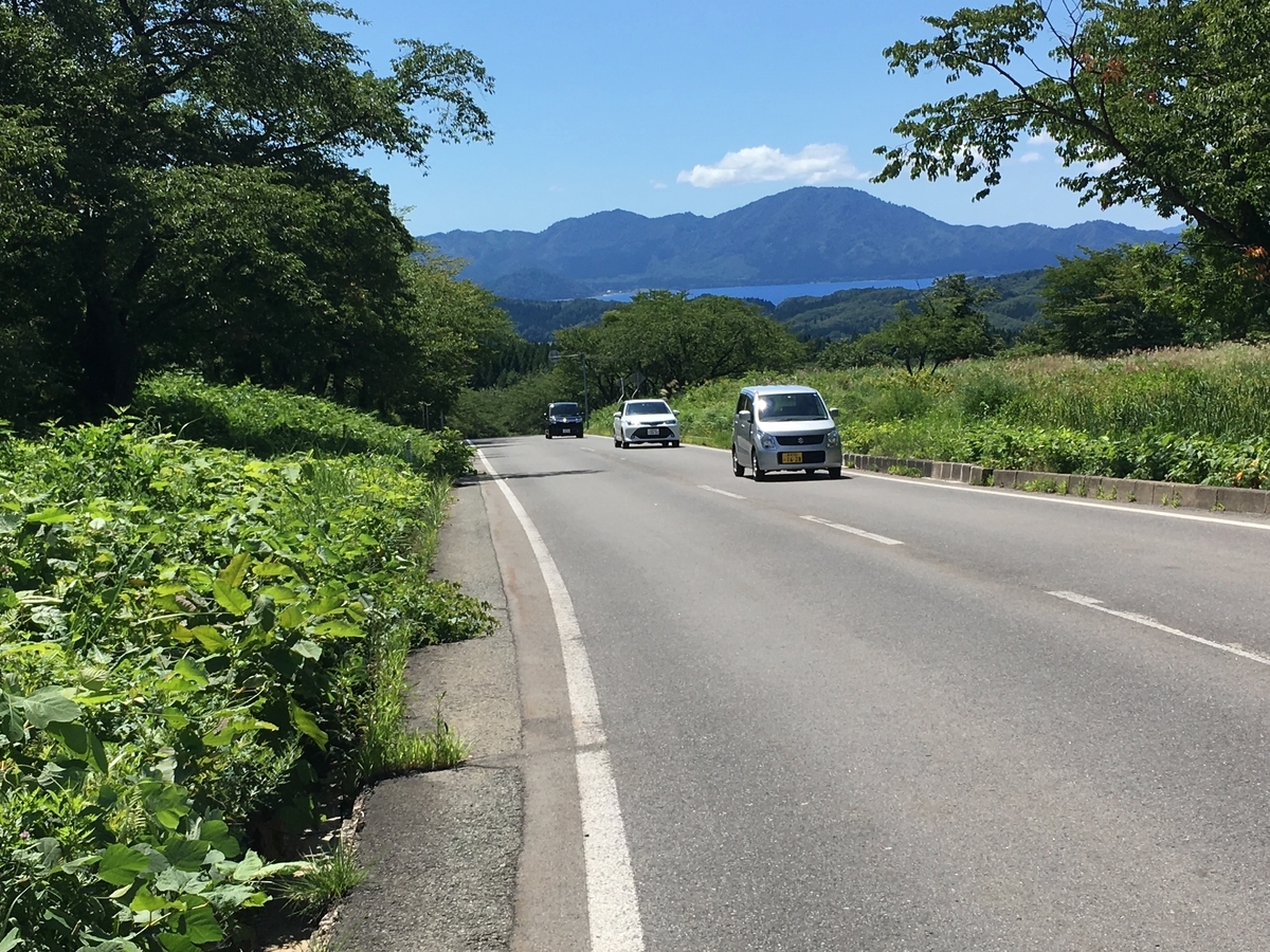 田沢湖高原を下り一路、田沢湖へ