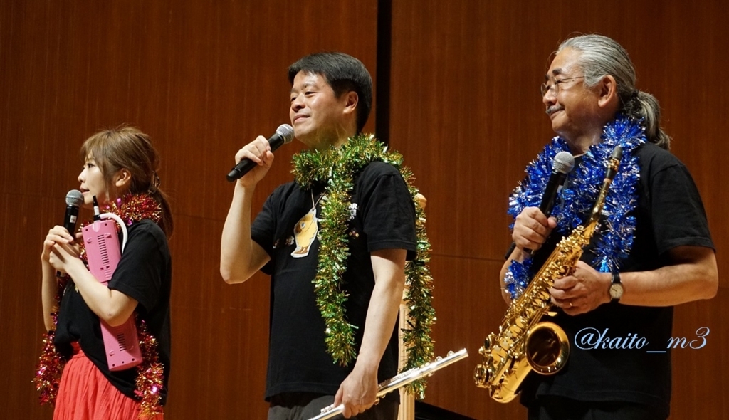 山下まみさんと北瀬佳範さんと植松伸夫さんの写真 bra★braでの山下まみさんと北瀬佳範さんと植松伸夫さん
