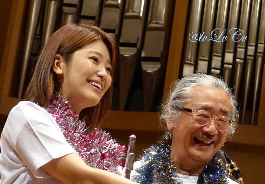 山下まみさんと植松伸夫さん bra★braでの山下まみさんと植松伸夫さん