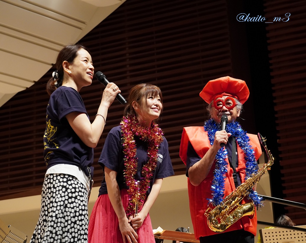 bra★braでの渋谷員子さん、山下まみさん、植松伸夫さん