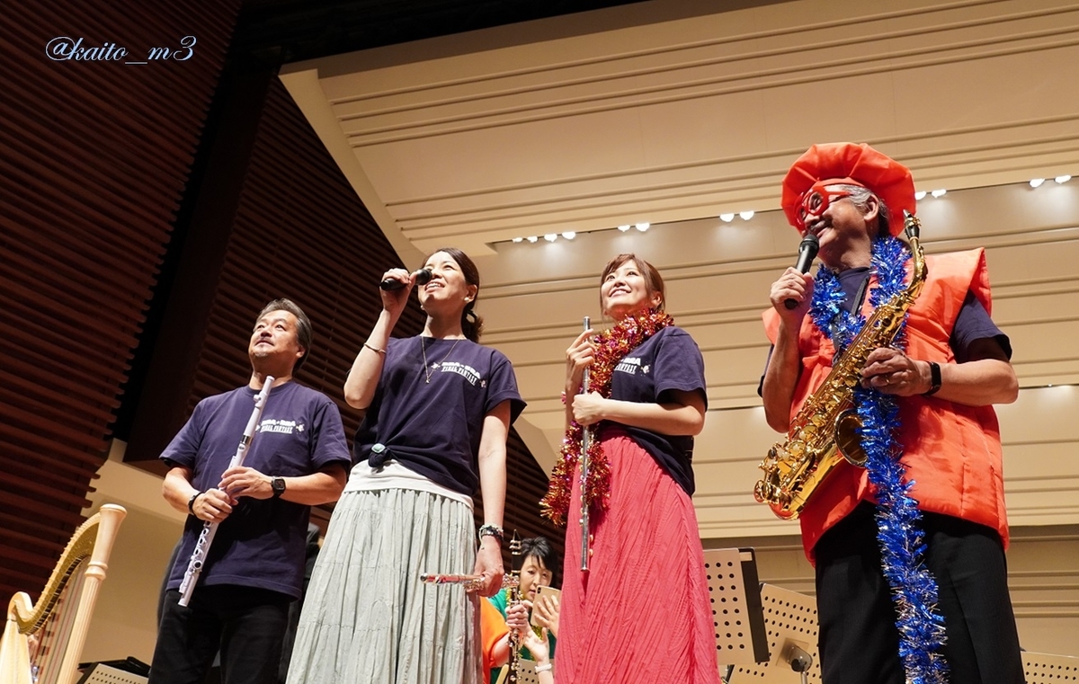 bra★braでの坂口博信さん、渋谷員子さん、山下まみさん、植松伸夫さん