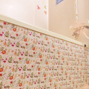 お風呂を養生テープで簡単リフォームしてみた Yojo Tape Diy めんこい おうち