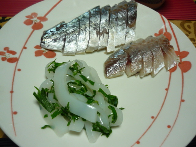 鱧 丸アジ 平アジ アオリイカ 続き うまげな話