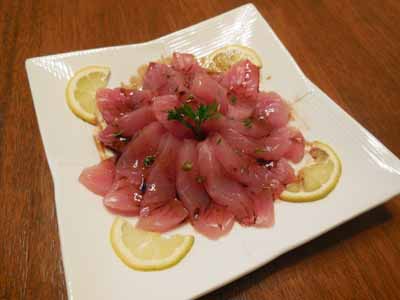 バルサミコ醤油とタイムのカルパッチョ めのキッチンの美味しい生活 バルサミコ醤油とタイムのカルパッチョ めのキッチンの美味しい生活