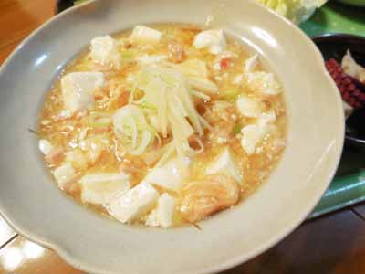 鮭と新生姜の白い麻婆豆腐 めのキッチンの美味しい生活