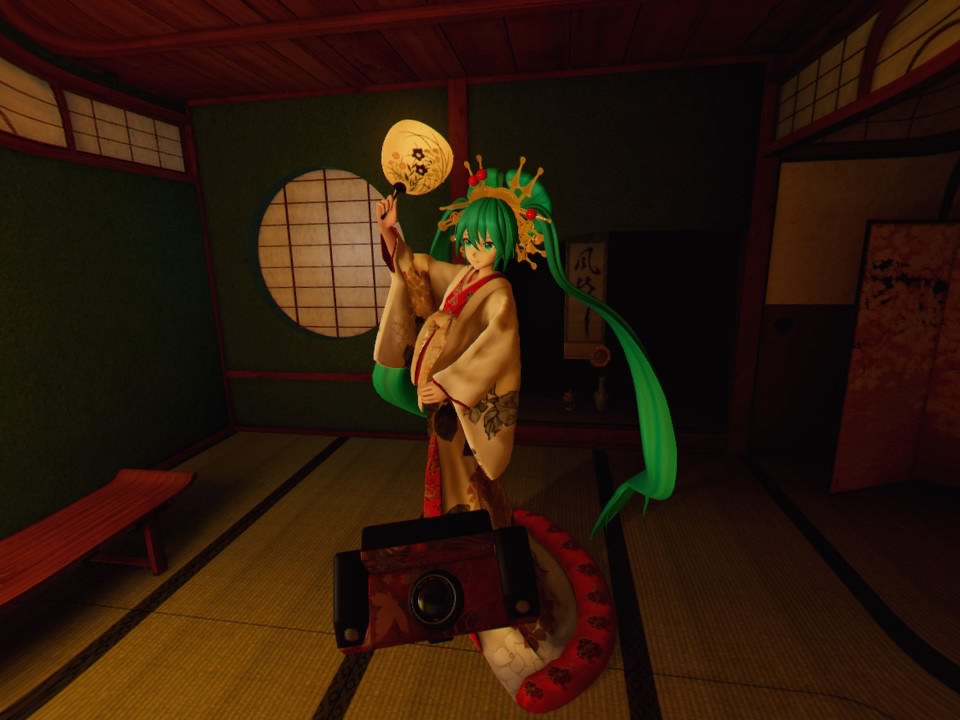 超歌舞伎VR～花街詞合鏡～第二場撮影