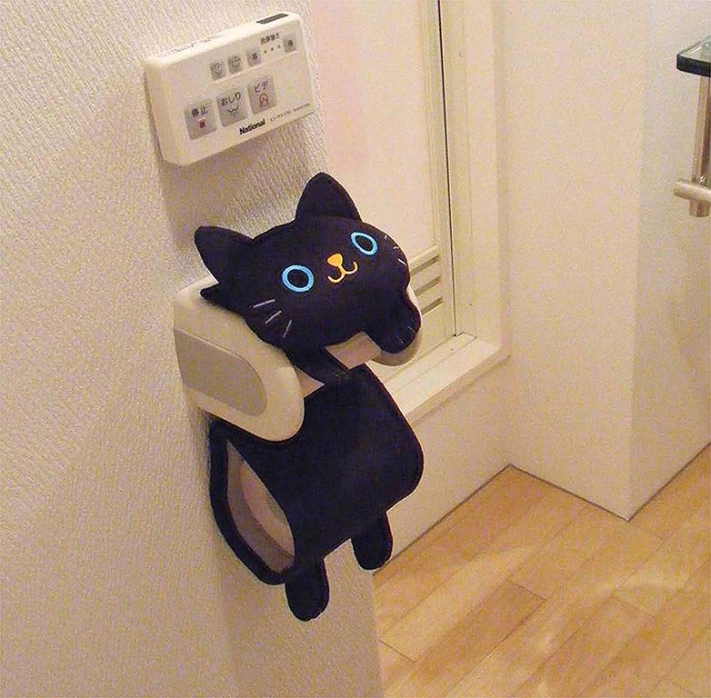 動物 猫のトイレットペーパーホルダーが可愛い 小さい子供が喜んでおすすめ Itよろづや