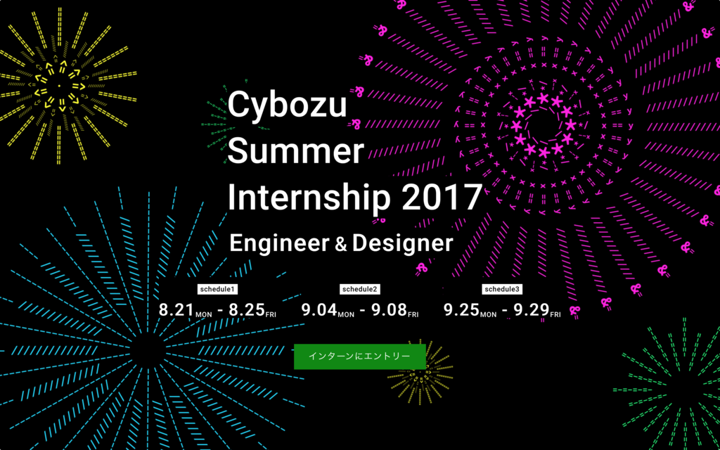 サイボウズサマーインターン２０１７