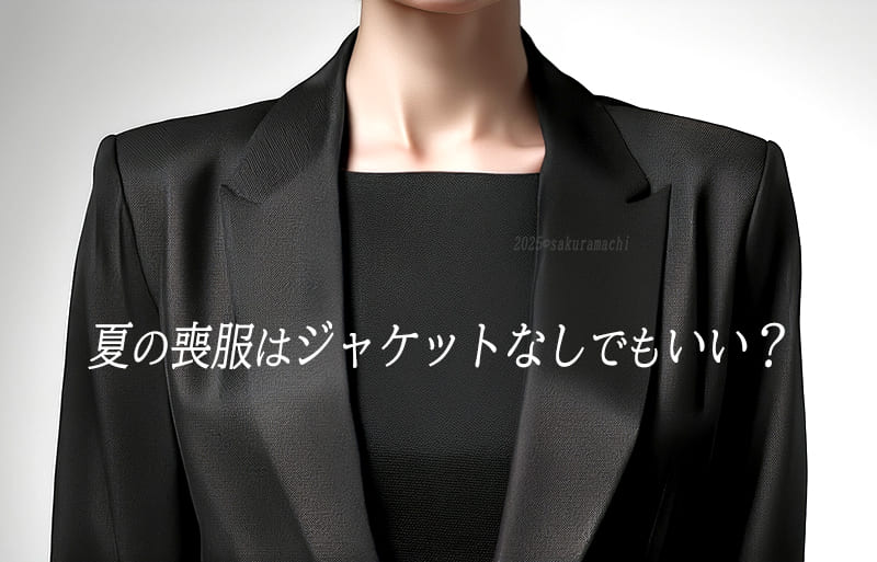夏用　レディース喪服　ジャケット