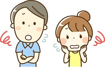 心配なパパママ