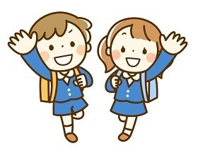 小学校低学年の男の子と女の子