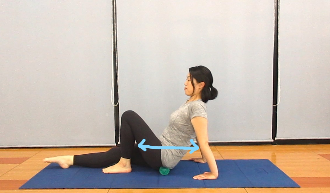 リフレックスボールを使ってお尻のコリを解消！ 武蔵境ダイアリー