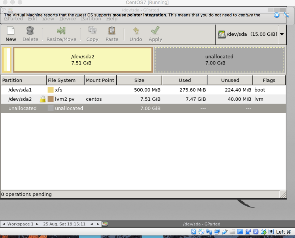 VirtualBox固定サイズのストレージ増やす にっちとだじゃれ