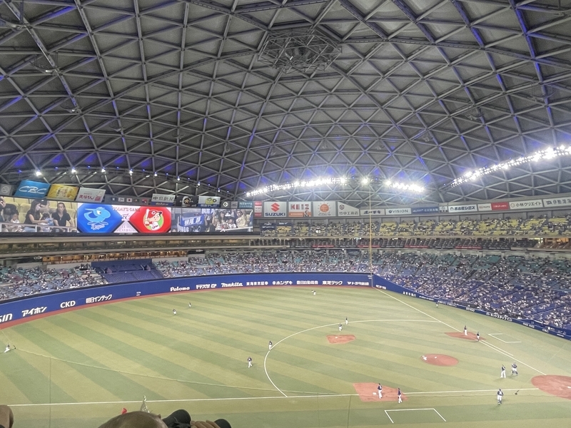 バンテリンドームで観戦 20230918中日対広島 - やる気と元気
