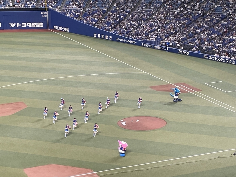 バンテリンドームで観戦 20230918中日対広島 - やる気と元気