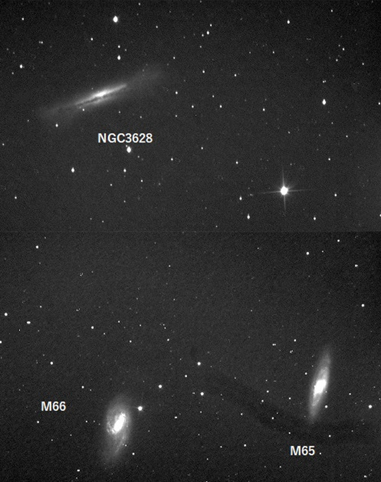 М66銀河群とМ96銀河群（しし座） - 天の川銀河の星めぐり