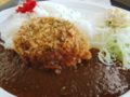 メンチカレーも美味かった。