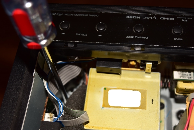 HTX-25HDXのスピーカーリレーを直結したらガサガサノイズが消え