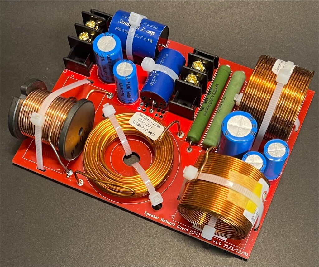 スピーカー ネットワーク部品・コイル、コンデンサーセット クロスオーバーネットワークの 部品変更による聴感上の変化