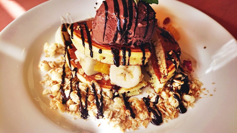Denny'sバースデーパンケーキ