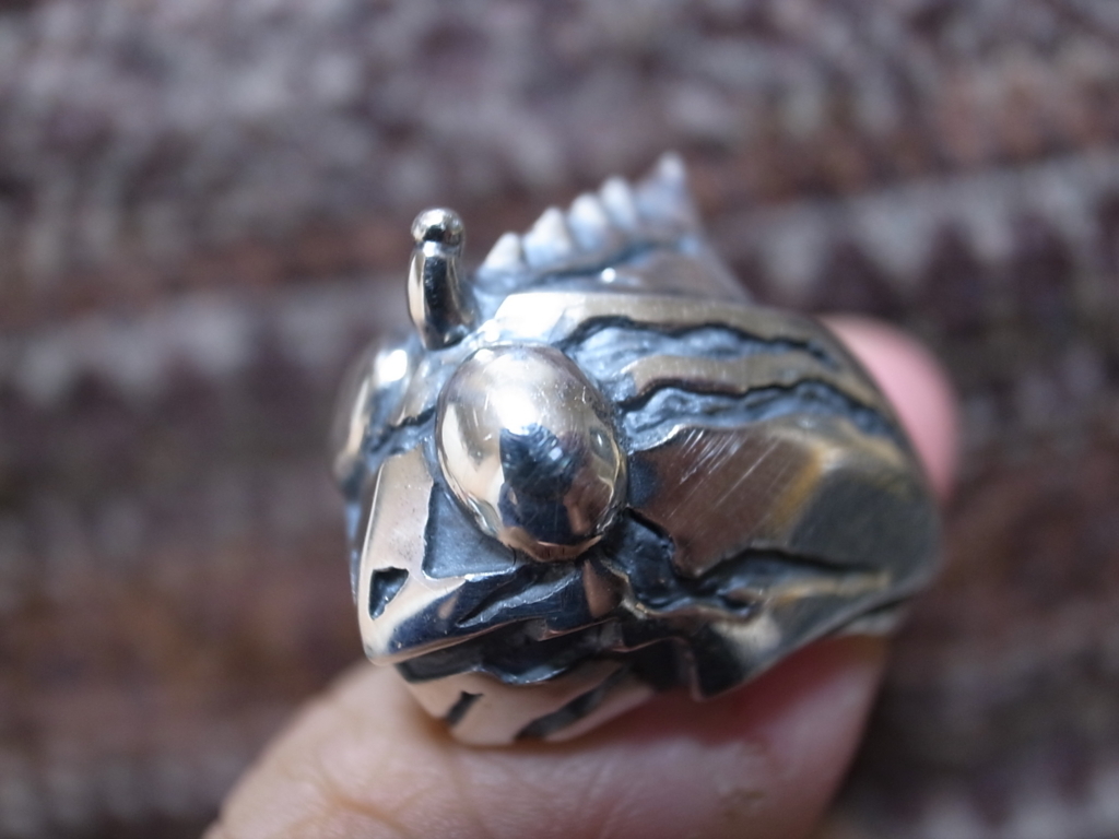 仮面ライダーアマゾンズ　haraKIRI　silver925　フェイスリング 仮面ライダーアマゾンズ×haraKIRI silver925 フェイスリング アマゾン