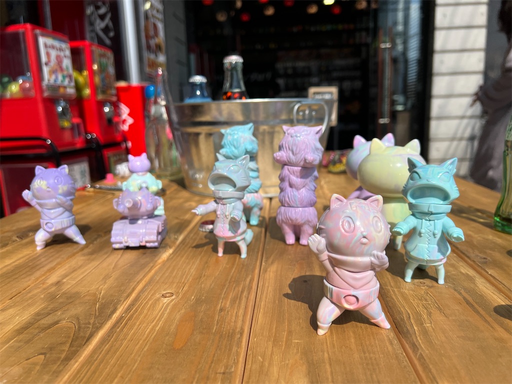 バケタンブログさんで行われたマーブルソフビ成形体験に行ってきました