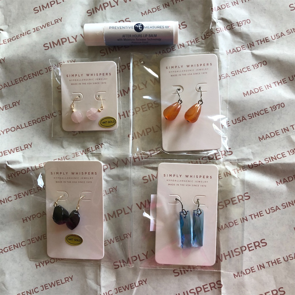 散財散財 イヤリングをポチりました 思えば遠く来たもんだ てねしー