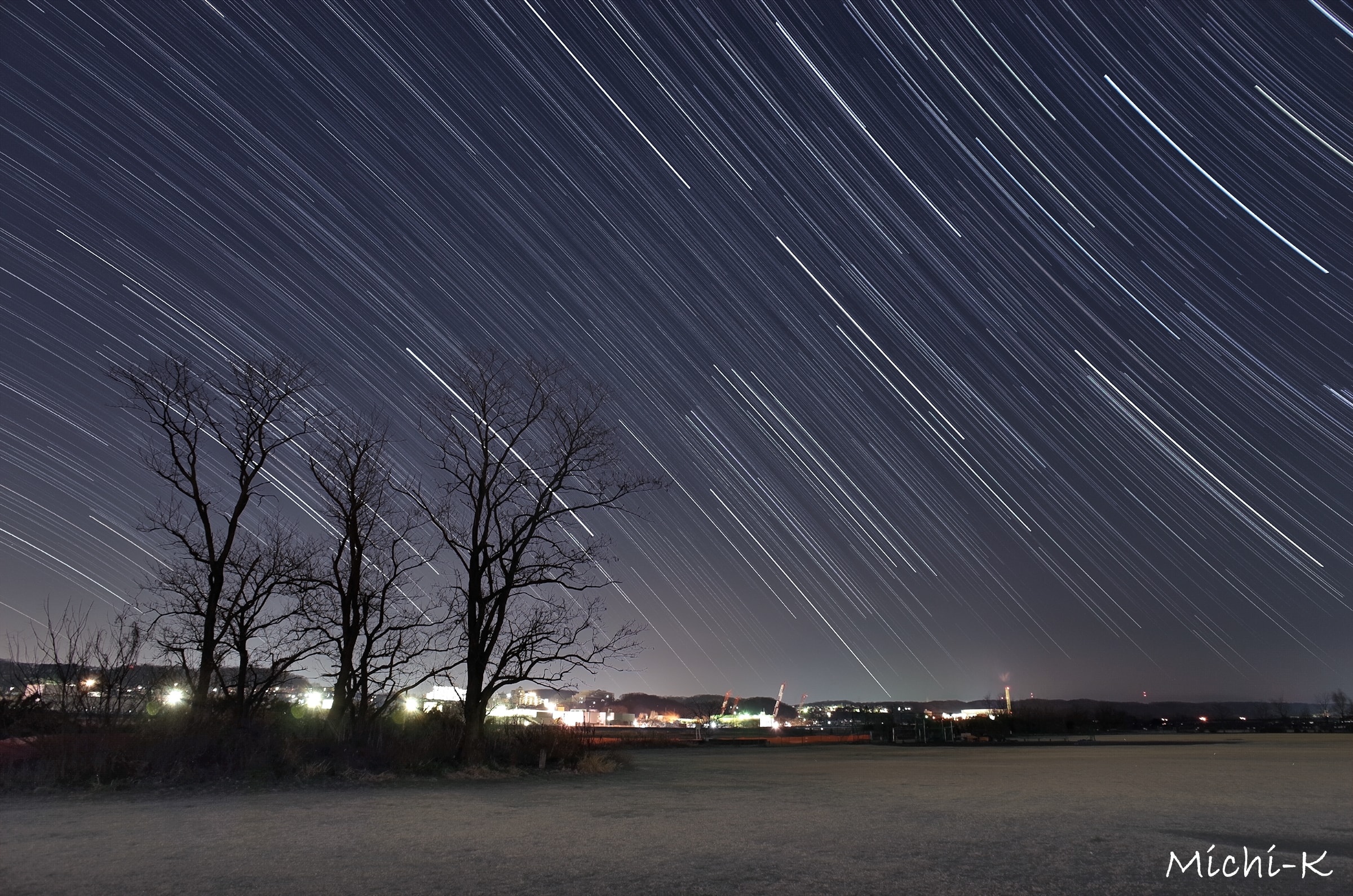 西の空に沈む星たち