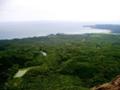 十二湖の眺めが素晴らしい大崩の山頂よりの日本海の展望：青森県岩崎