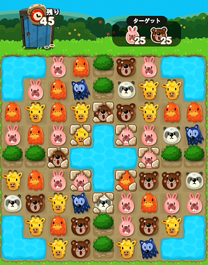 LINE ポコポコ』攻略【ステージ73のコツ＆白花・星花クリア動画
