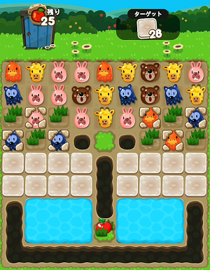 LINE ポコポコ』攻略【ステージ78-1のコツ＆白花・星花クリア動画