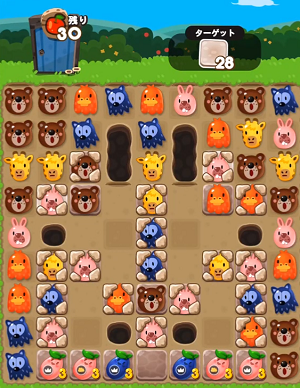 LINE ポコポコ』攻略・ステージ516のコツ＆白花・星花クリア動画