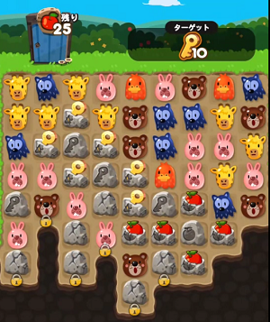 LINE ポコポコ』攻略【ガーデンステージ（エリア33）の2つ目のコツ