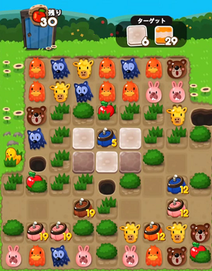 ポコポコ　まとめ LINE ポコポコ』攻略・ステージ601のコツ＆白花・星花クリア動画