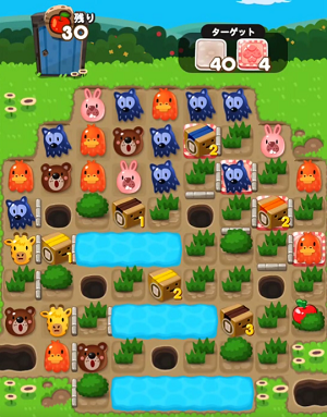 LINE ポコポコ』攻略・ステージ660のコツ＆白花・星花クリア動画
