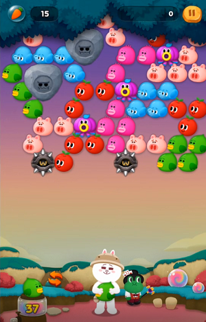 Line バブル2 攻略 ステージ1517のコツ 黄金 クリスタルクリア動画 Gamer Online