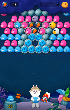 Line バブル2 攻略 ステージ1694のコツ 黄金 クリスタルクリア動画 Gamer Online