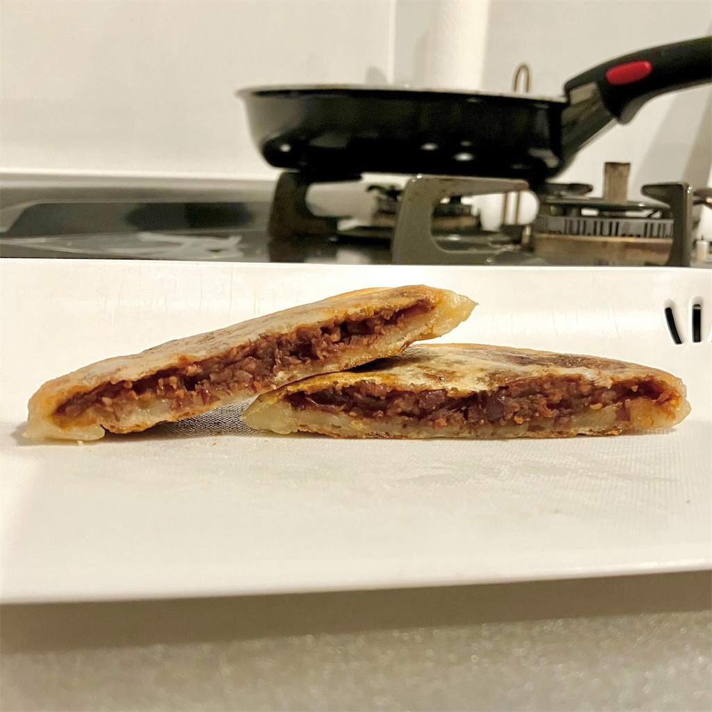 手作りのホットック(発酵あんこ)