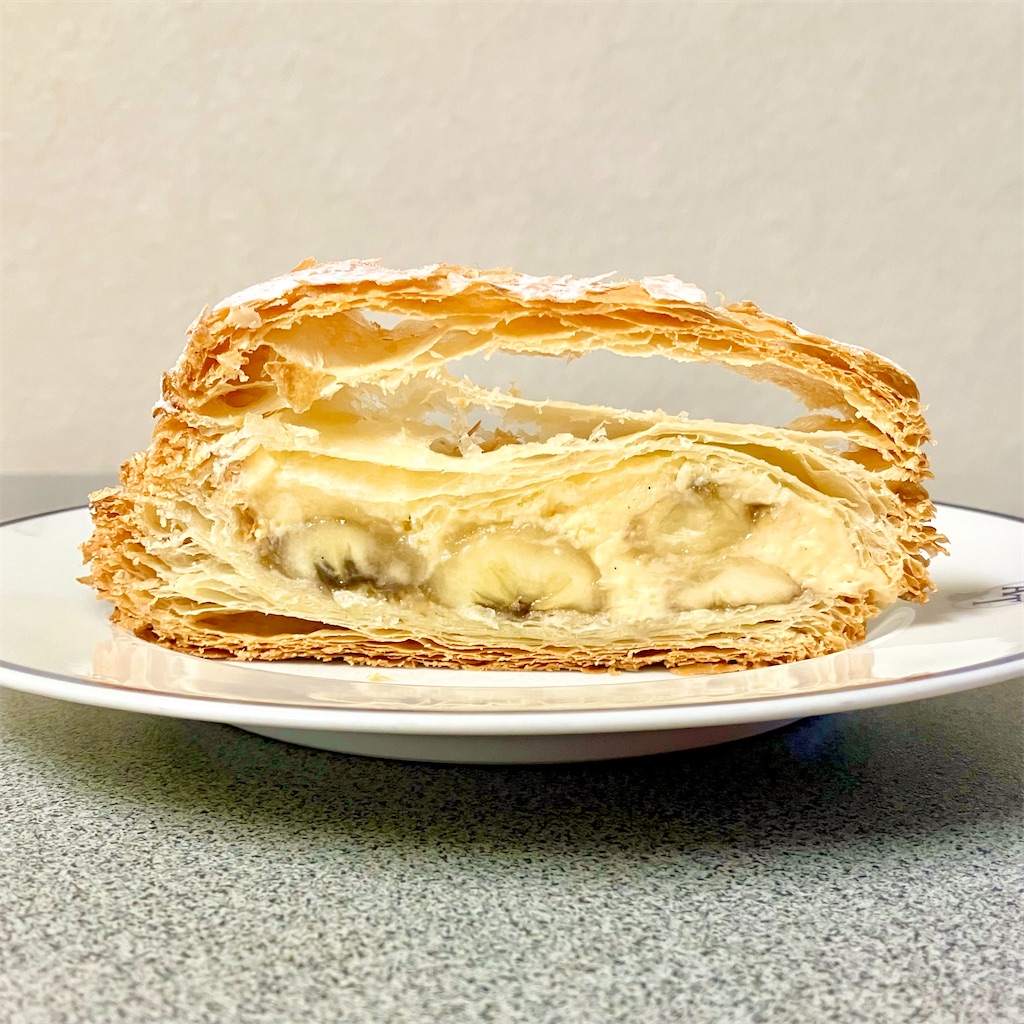 バナナのミルフィーユパイ