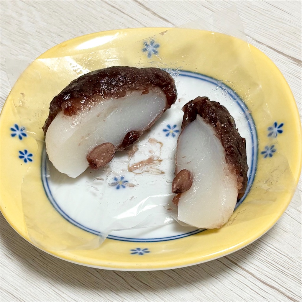 月見だんご（粒あん）断面
