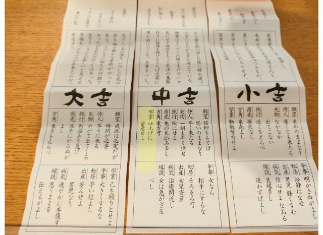 おみくじに気になる言葉が