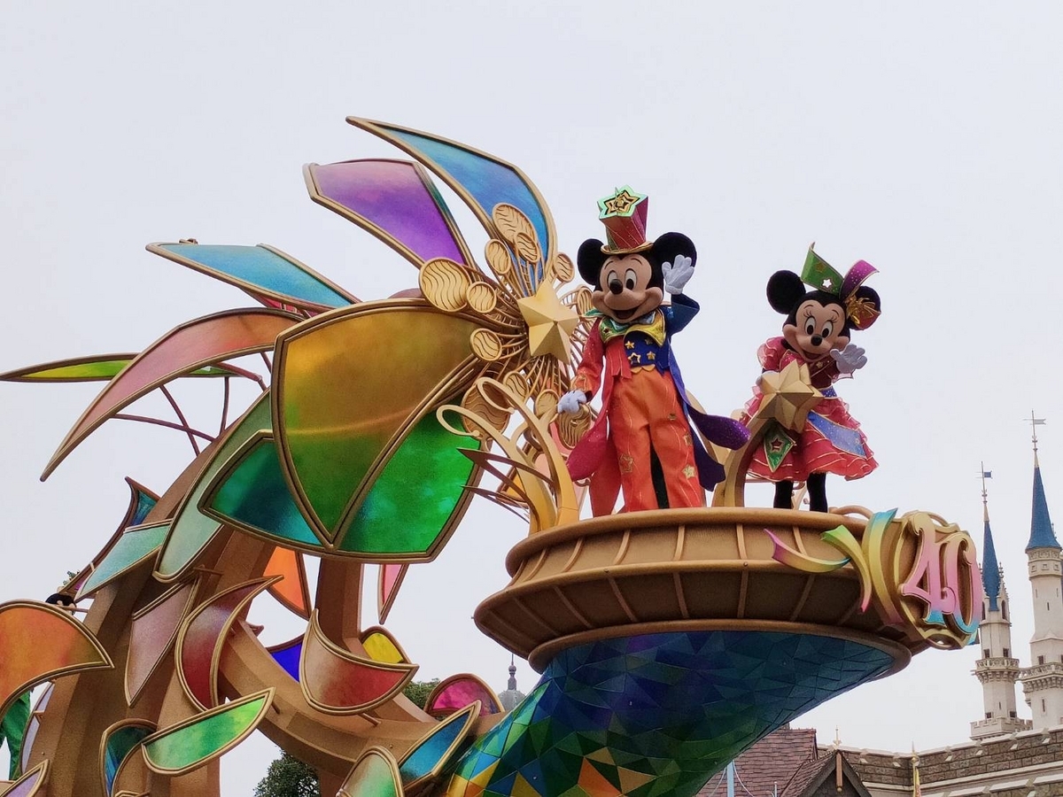 40周年ランドで初ハモカラ🌈最高のデジグリしてきた制服＆誕生日