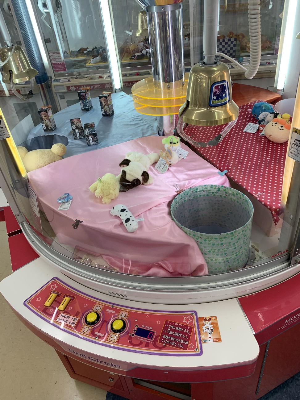 CAPCOM ベルサークル アームユニット ufoキャッチャー クレーンゲーム プライズゲーム】ベルサークル フォー 解説 - いろいろゲーセンマシン解説