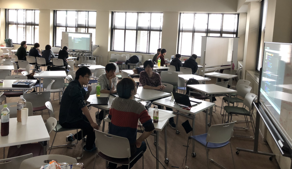 ワイワイ中