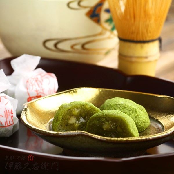 宇治抹茶きなこのクルミ餅